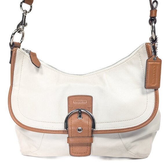 COACH Cream Soho Shoulder Bag - Picture 2 of 13